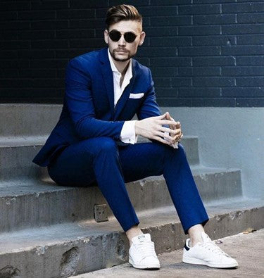 Can I wear blazer with sports shoes? - Quora